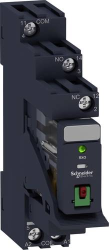 Schneider Electric RXG12B7PV Interfacerelais Nennspannung: 24 V/AC Schaltstrom (max.): 10A 1 Wechsle von Schneider Electric