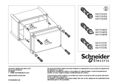Schneider Electric Universal-Gehäuse 1St. von Schneider Electric
