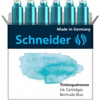 SCHNEIDER 166134 Tintenpatronen Pastell bermuda blue, 6er Schachtel SCHNEIDER 166134 Tintenpatronen Pastell bermuda blue, 6er Schachtel von Schneider