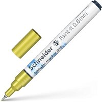 SCHNEIDER ML01001063 Metallicmarker 010 Paint-It 0,8 mm yellow metallic von Schneider