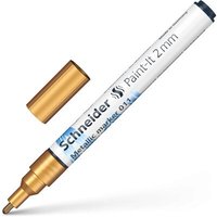 SCHNEIDER ML01101066 Metallicmarker 011 Paint-It 2 mm gold metallic von Schneider