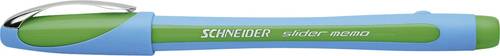 Schneider Kugelschreiber Slider Memo XB 150204 grün, hellblau 1,4mm von Schneider Schreibgeräte