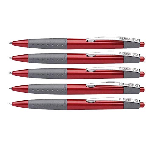 Schneider Loox Druck-Kugelschreiber (5 Stück rot) von Schneider