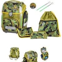 SCHNEIDERS Schulranzenset Construction olive 6 Teile von Schneiders Vienna