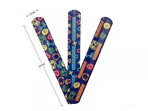 12 x Gamer Schnapparmband Zocker magische Klatscharmbänder Mitgebsel Kindergeburtstag Karneval von Schnooridoo