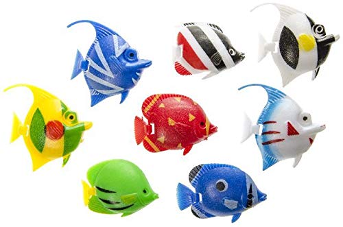 Schnooridoo 10 Floating Mini Fische Robo Fisch Aquarium Teich Deko von Schnooridoo