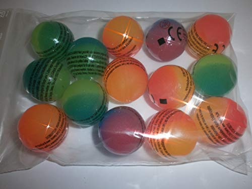 Schnooridoo 14 Frost Flummi 30mm Neon Springball gefrostet Hüpfball Dopsball Mitbringsel Kindergeburtstag Giveaway Tombola von Schnooridoo