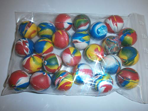 Schnooridoo 24 marmorierte Flummi Springball Hüpfball Dopsball Mitbringsel Kindergeburtstag Giveaway Tombola von Schnooridoo