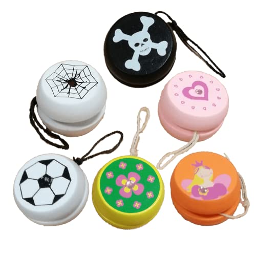 Einhorn Jojo Yoyo 5 cm 6/24 Stück Unicorn Mitgebsel Kindergeburtstag N 277 