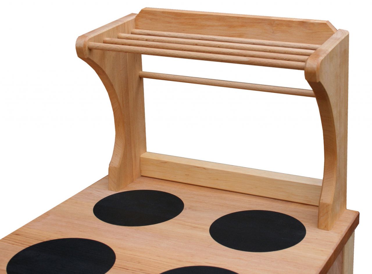 Küchenregal Kinderküche, Erlenholz massiv von Schöllner Holzspielzeug. Küchenregal Kinderküche, Erlenholz massiv von Schöllner Holzspielzeug. von Schöllner Holzspielzeug
