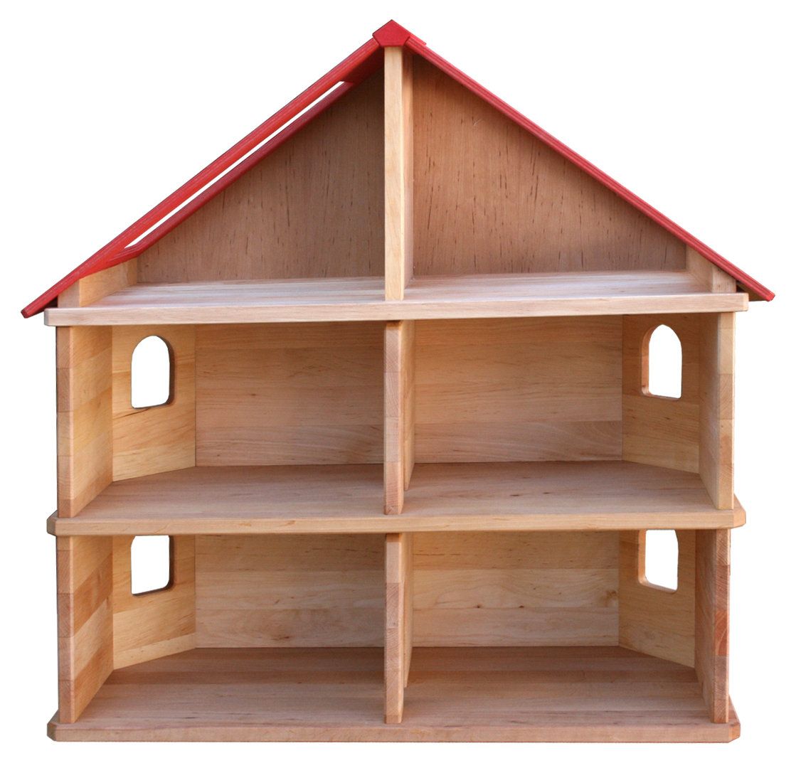 Schöllner Puppenhaus Holz groß, Set. Schöllner Puppenhaus Holz groß, Set. von Schöllner Holzspielzeug