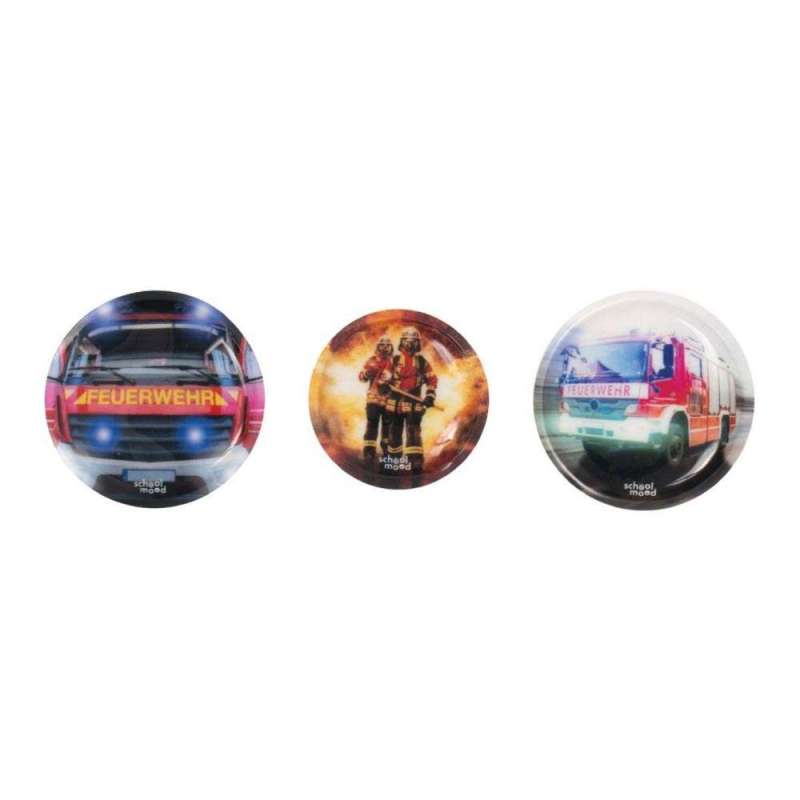 SCHOOL MOOD Patchy 3er-Set, School Mood Designs Feuerwehr 2 SCHOOL MOOD Patchy 3er-Set, School Mood Designs Feuerwehr 2 von School Mood