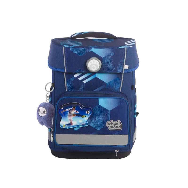SCHOOL MOOD Schulranzen CHAMPION Pro Set 6 tlg für Jungen, School Mood Designs Jonas Fußball von School Mood