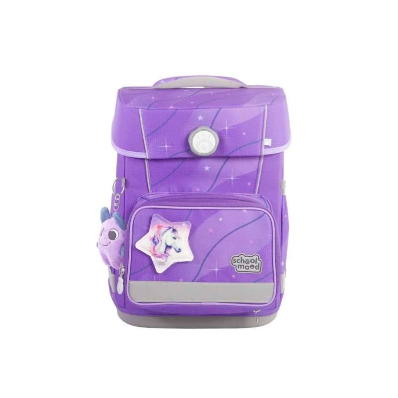 SCHOOL MOOD Schulranzen CHAMPION Pro Set 6 tlg für Mädchen, School Mood Designs Marie - Pegasus von School Mood