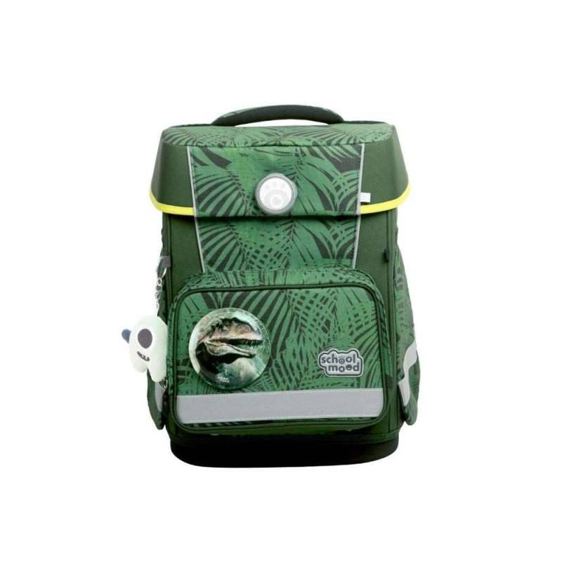 SCHOOL MOOD Schulranzen Set 7 tlg CHAMPION MAXX PRO für Jungen, School Mood Designs Daniel Dinosaurier von School Mood