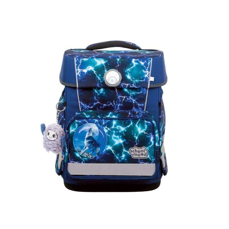 SCHOOL MOOD Schulranzen Set 7 tlg CHAMPION MAXX PRO für Jungen, School Mood Designs Felix Wolf von School Mood