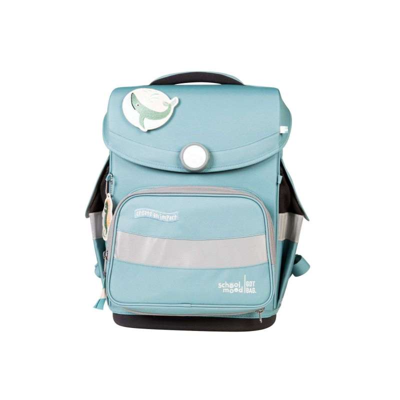SCHOOL MOOD Schulranzen TIMELESS Pro Set 6 tlg für Jungen, School Mood Designs Exklusiv Dolphin - Ocean Collection SCHOOL MOOD Schulranzen TIMELESS Pro Set 6 tlg für Jungen, School Mood Designs Exklusiv Dolphin - Ocean Collection von School Mood