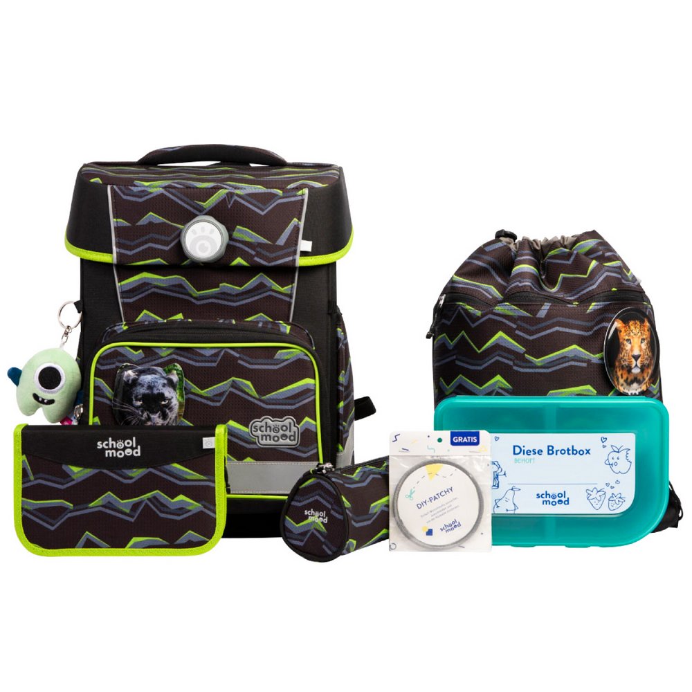 school mood Schulranzenset Champion Pro Finn - Raubkatze 7 tlg. school mood Schulranzenset Champion Pro Finn - Raubkatze 7 tlg. von School-Mood