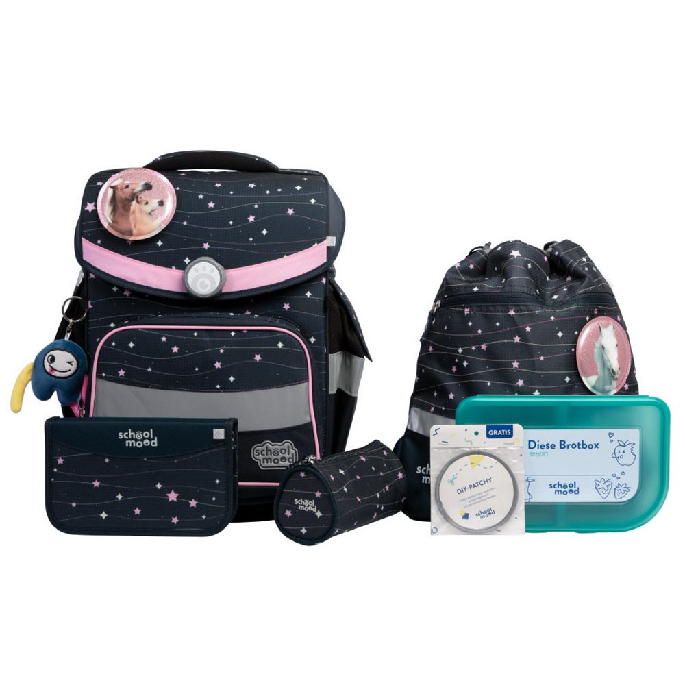 school mood Schulranzenset Timeless Pro Ella - Pony 7 tlg. school mood Schulranzenset Timeless Pro Ella - Pony 7 tlg. von School-Mood