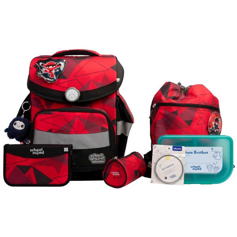 school mood Schulranzenset Timeless Pro Kai - Ninja 7 tlg. school mood Schulranzenset Timeless Pro Kai - Ninja 7 tlg. von School-Mood