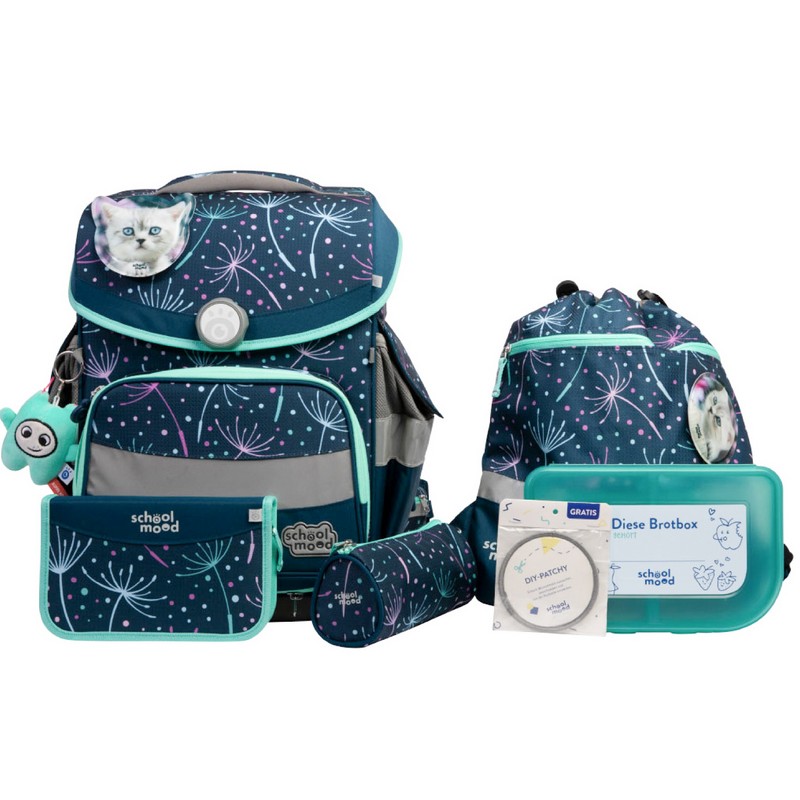 school mood Schulranzenset Timeless Pro Lina - Kätzchen 7 tlg. school mood Schulranzenset Timeless Pro Lina - Kätzchen 7 tlg. von School-Mood