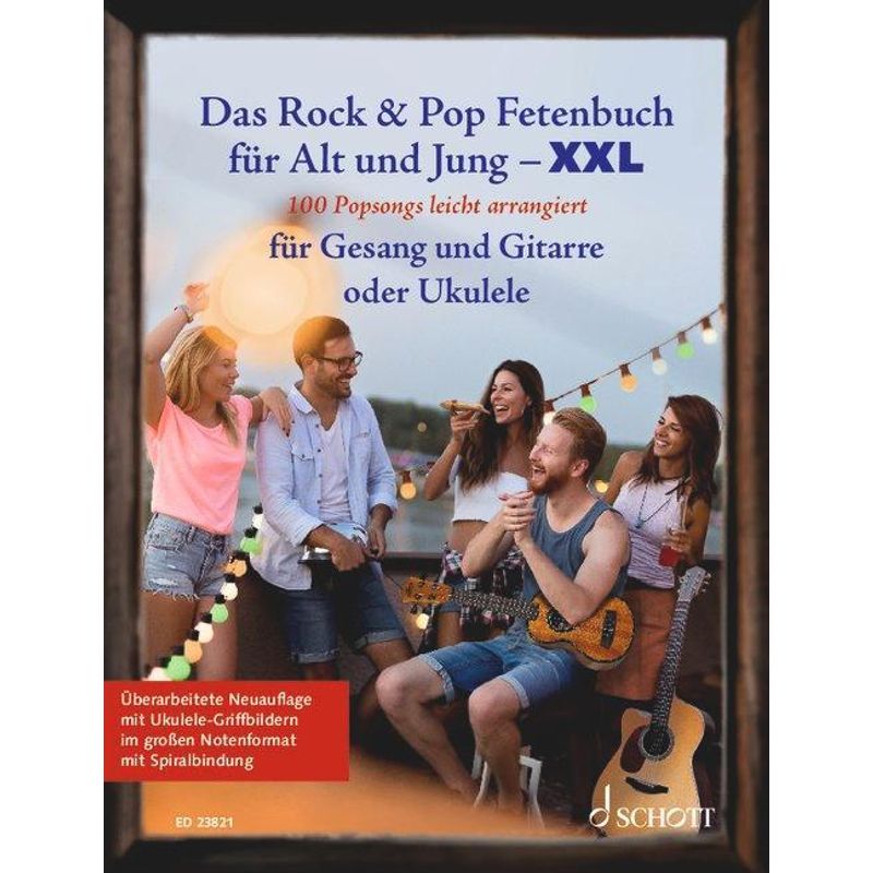 Das Rock & Pop Fetenbuch für Alt und Jung XXL von Schott Music, Mainz