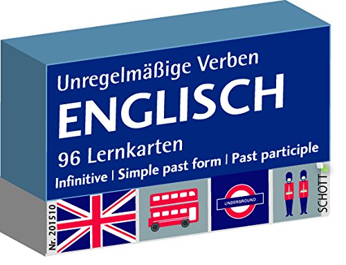 Schott Verlag und Werbung Englisch unregelmäßige Verben, Karteikarten, Vokabeln Deutsch-Englisch Schott Verlag und Werbung Englisch unregelmäßige Verben, Karteikarten, Vokabeln Deutsch-Englisch von Schott Verlag und Werbung
