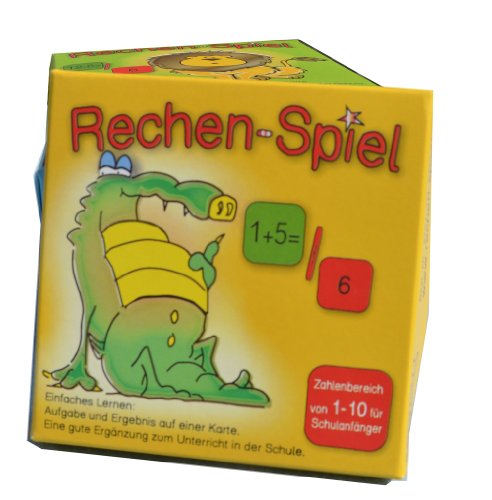 Rechen-Spiel Zahlenbereich 1-10 Lernkarten, leicht Lernen mit Karteikarten von Schott Verlag & Werbung