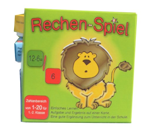 Rechen-Spiel Zahlenbereich 1-20 Lernkarten, leicht Lernen mit Karteikarten von Schott Verlag & Werbung