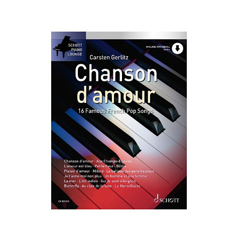 Schott Piano Lounge Chanson d&#39;amour Notenbuch von Schott
