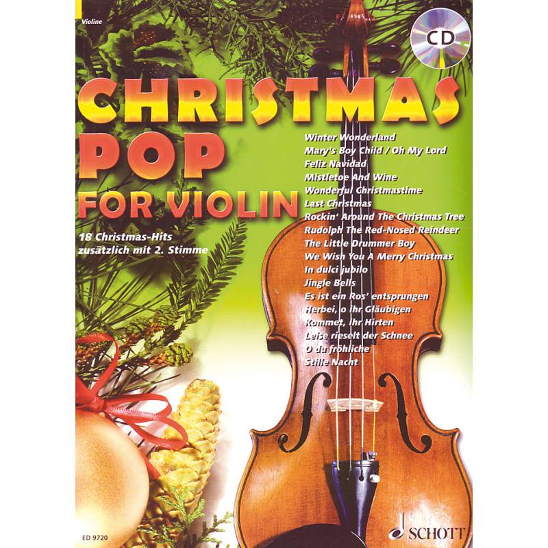Schott Christmas Pop for Violin Play-Along von Schott