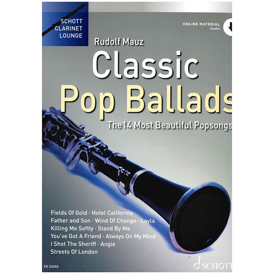 Schott Clarinet Lounge - Classic Pop Ballads Notenbuch Schott Clarinet Lounge - Classic Pop Ballads Notenbuch von Schott