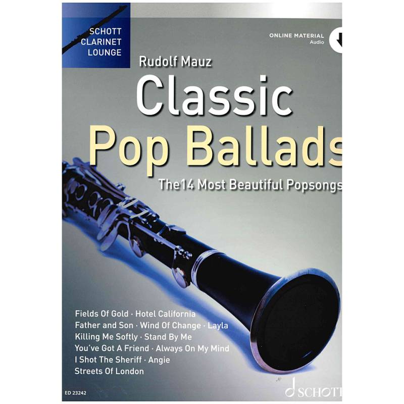 Schott Clarinet Lounge - Classic Pop Ballads Notenbuch von Schott
