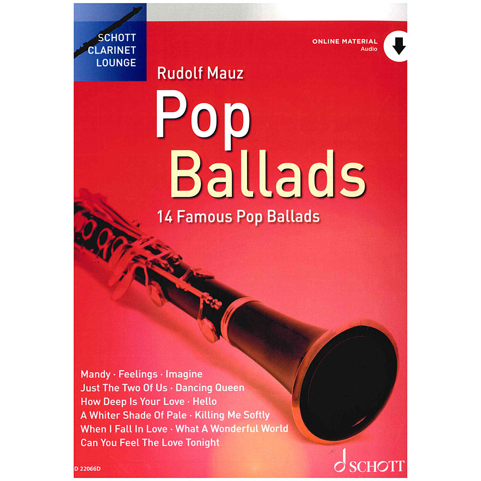 Schott Clarinet Lounge - Pop Ballads Notenbuch Schott Clarinet Lounge - Pop Ballads Notenbuch von Schott