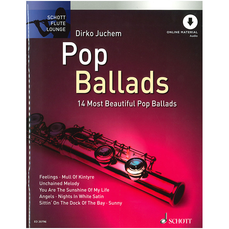 Schott Flute Lounge Pop Ballads Notenbuch von Schott