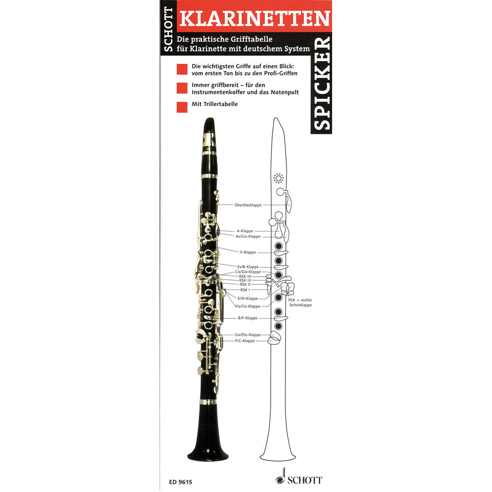 Schott Klarinetten Spicker Lehrbuch von Schott
