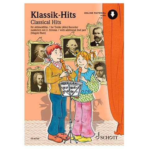 Schott Klassik-Hits für Altblockflöte Play-Along Schott Klassik-Hits für Altblockflöte Play-Along von Schott