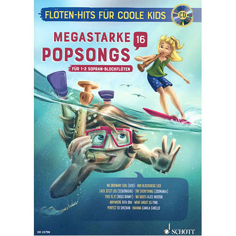 Schott Megastarke Popsongs 16 Play-Along von Schott