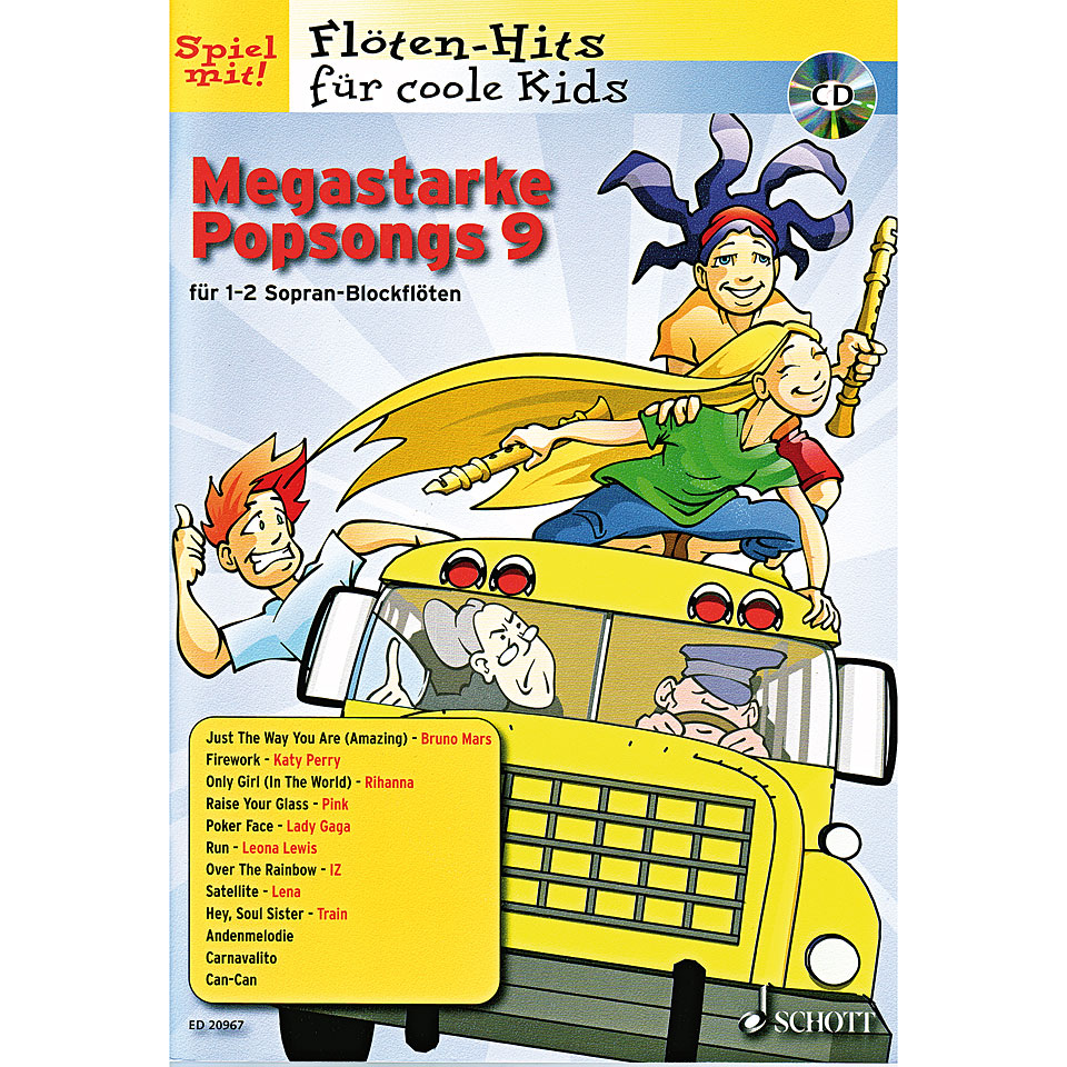 Schott Megastarke Popsongs 9 Play-Along von Schott
