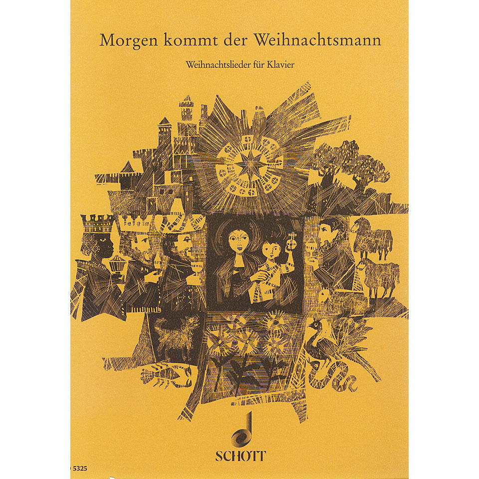 Schott Morgen kommt der Weihnachtsmann Notenbuch von Schott