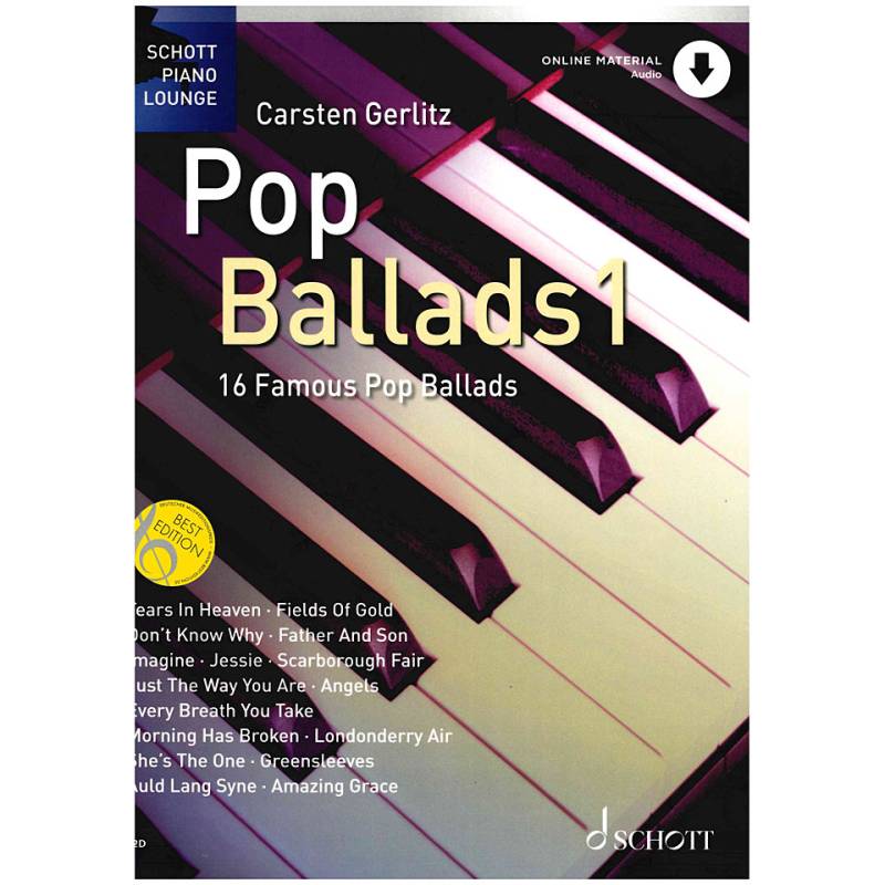 Schott Piano Lounge Pop Ballads Notenbuch von Schott