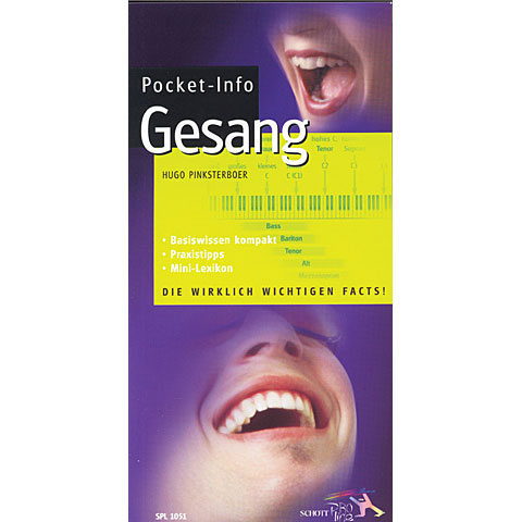 Schott Pocket-Info Gesang Ratgeber Schott Pocket-Info Gesang Ratgeber von Schott