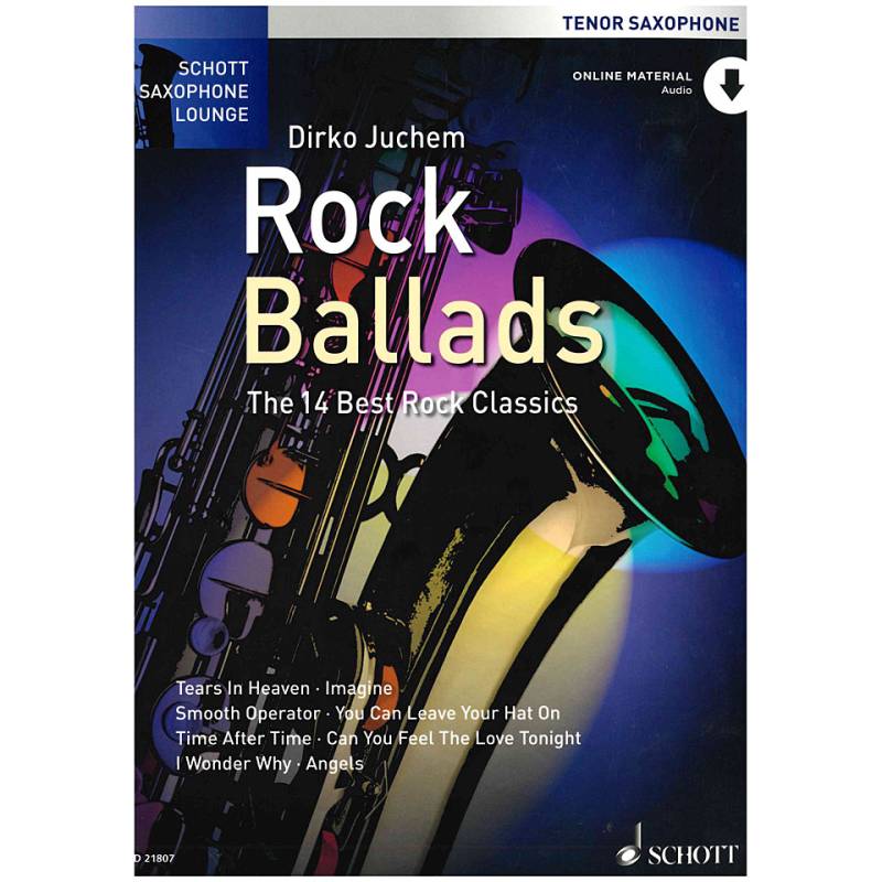 Schott Saxophon Lounge Rock Ballads Tenor Sax Notenbuch von Schott