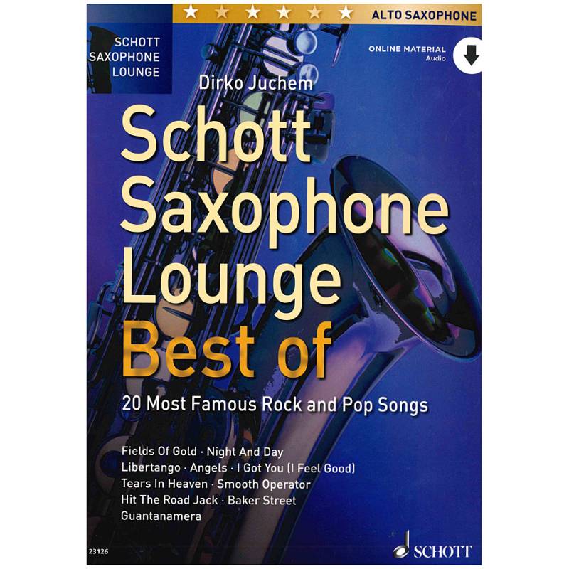 Schott Saxophone Lounge - Best of Alto Sax Notenbuch von Schott