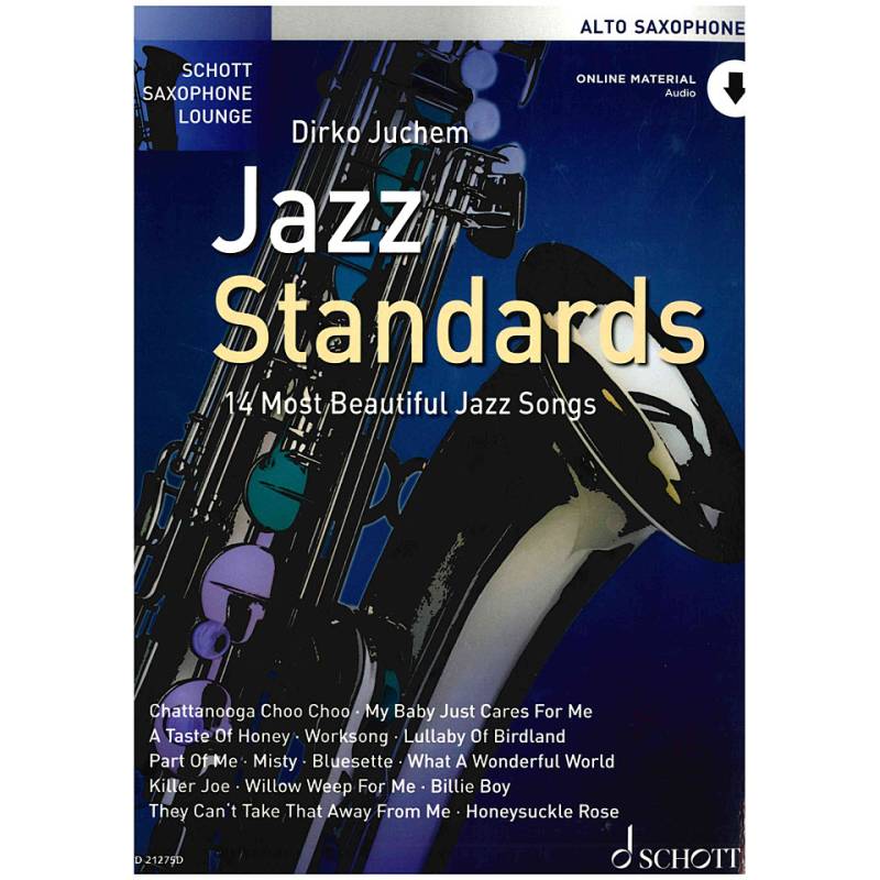 Schott Saxophone Lounge - Jazz Standards Alto Sax Notenbuch von Schott
