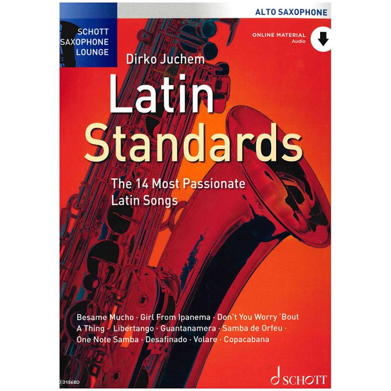 Schott Saxophone Lounge - Latin Standards Alto Sax Notenbuch von Schott