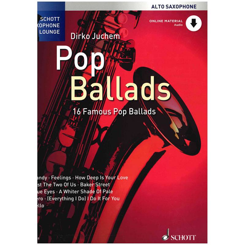 Schott Saxophone Lounge - Pop Ballads Alto Sax Notenbuch von Schott