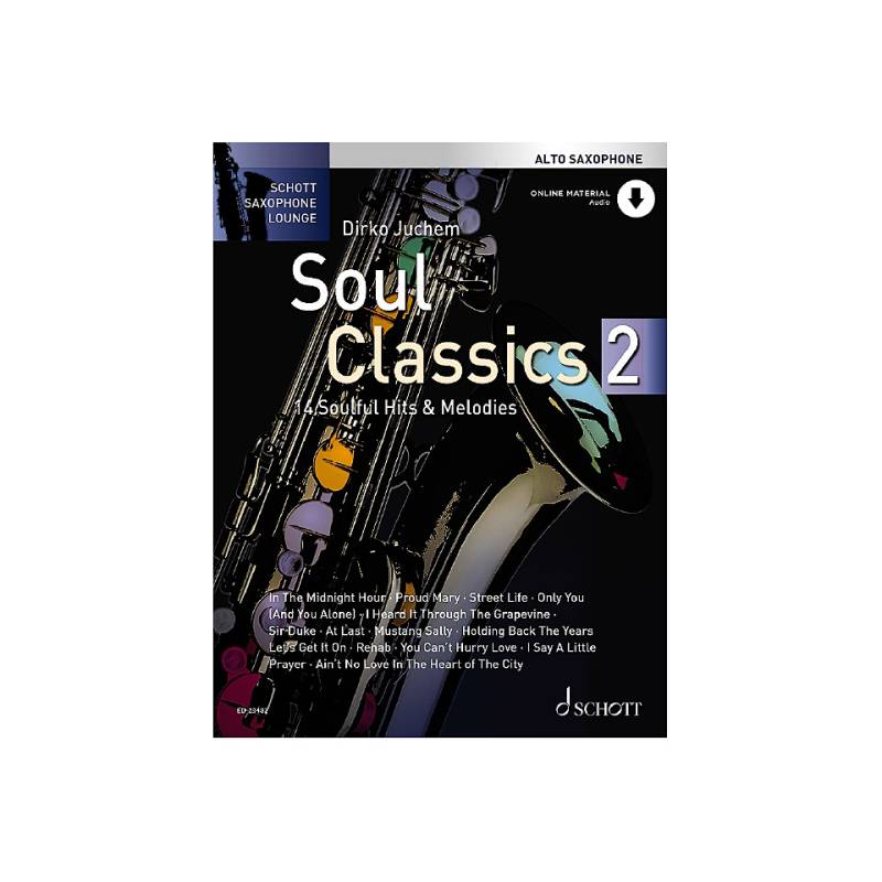 Schott Saxophone Lounge - Soul Classics 2 Alto Sax Notenbuch von Schott