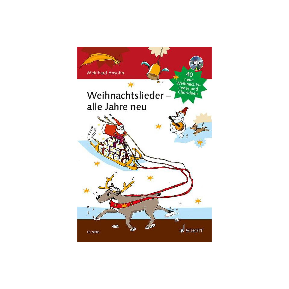 Schott Weihnachtslieder - alle Jahre neu Notenbuch von Schott