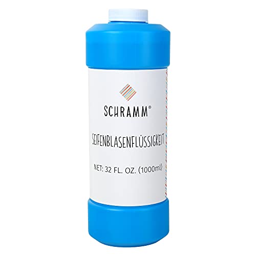 Schramm® 1 Liter Seifenblasenflüssigkeit Nachfüller ideal für Seifenblasen Pistolen Stäbe Seifen Blasen Lauge von Schramm